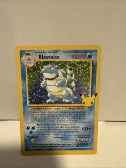 Pokemon Celebrations Blastoise Holo Card 2/102 Classic Collection, Near Mint - Image 1