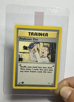 Professor Elm 96/111 (NM) 1st Edition Uncommon Neo Genesis 2002 WOTC Pokemon - Image 3