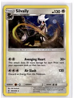Pokemon TCG Silvally (Cosmos Holo) 184/236 Sm-Unified Minds - Image 1