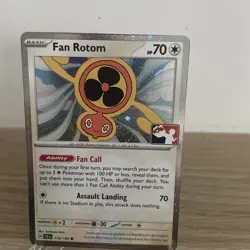 POKEMON TCG - FAN ROTOM - 118/142 COSMO RARE PRIZE PACK SERIES 7 -PLAY! STAMPED - Image 1