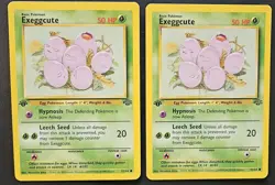 Near Mint NM - 1st Edition - Exeggcute 52/64 - Jungle Set - Pokemon - WotC - Image 3