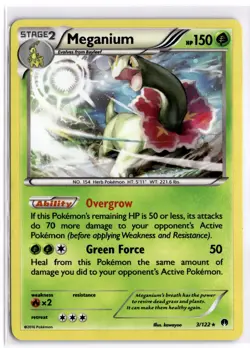 Pokemon TCG Meganium (Cosmos Holo) 003/122 XY Blister Exclusives - Image 1