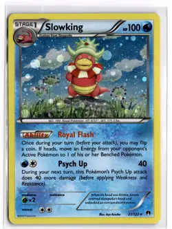 Pokemon TCG Slowking (Cosmos Holo) 021/122 XY Alternate Art - Image 1