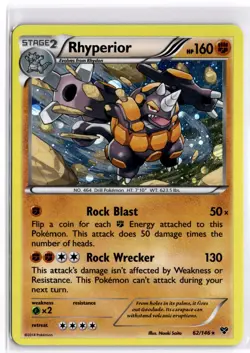 Pokemon TCG Rhyperior (Cosmos Holo) 062/146 XY Blister Exclusives - Image 1