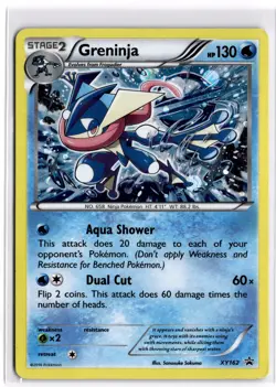 Pokemon TCG Greninja (Cosmos Holo) XY162 Black Star Promo - Image 1