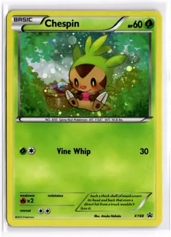 Pokemon TCG Chespin (Cosmos Holo) XY88 XY Collector Chest Black Star Promo - Image 1
