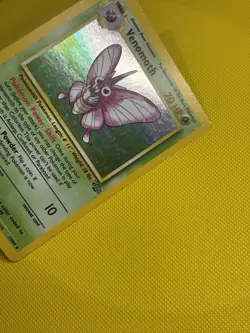 Venomoth 13/64 Jungle set Holo Rare Vintage WOTC Pokemon Card - Image 3