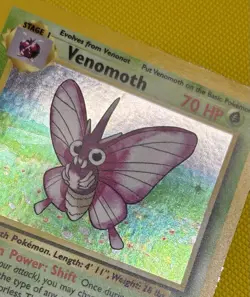 Venomoth 13/64 Jungle set Holo Rare Vintage WOTC Pokemon Card - Image 4