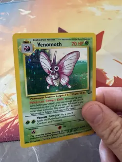 Venomoth 13/64 Holo Rare Jungle Set Pokemon Card WoTC - Image 5