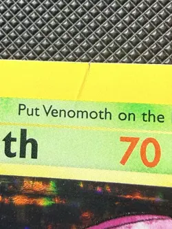 Venomoth 13/64 | Jungle | WOTC Holo Rare Pokemon Card | HP - Image 3