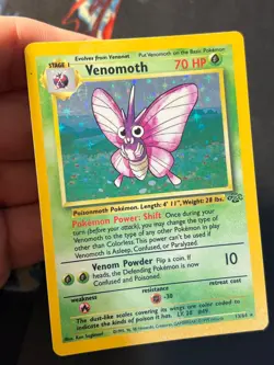 Venomoth 13/64 Jungle Unlimited - Holo Rare - WOTC Pokemon Card LP - Image 4