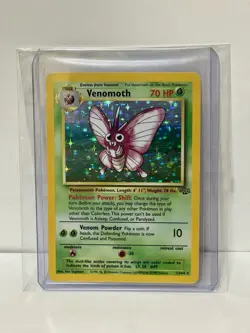 Venomoth 13/64 - Jungle Holo Rare Pokemon TCG Card Vintage WOTC LP - Image 1
