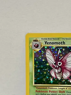 Venomoth 13/64 - Jungle Holo Rare Pokemon TCG Card Vintage WOTC LP - Image 3
