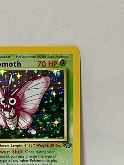 Venomoth 13/64 - Jungle Holo Rare Pokemon TCG Card Vintage WOTC LP - Image 4