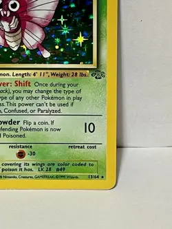 Venomoth 13/64 - Jungle Holo Rare Pokemon TCG Card Vintage WOTC LP - Image 5