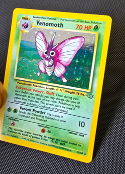 Pokemon WOTC Card - Venomoth - Jungle Set - Holo Rare - 13/64 - NM-LP - Image 5