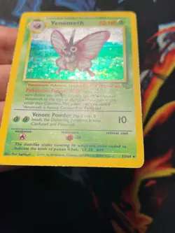 Venomoth 13/64 Jungle Unlimited Holo Rare - WOTC Pokemon Card MP - Image 5