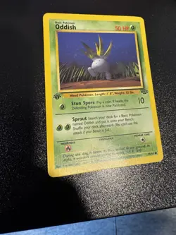 Pokemon TCG Oddish Jungle 58/64 Regular 1st Edition Common LP - Image 2