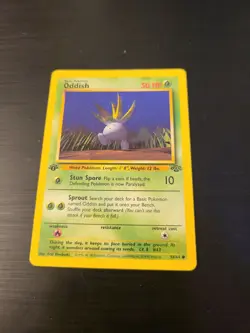 ODDISH 1st Edition 58/64 Vintage Pokemon ENGLISH Jungle Series NEAR MINT Card - Image 1
