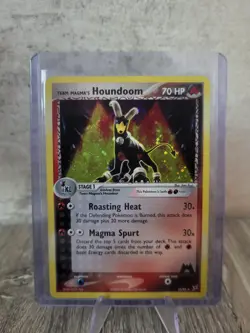 Team Magma's Houndoom 10/95 Team Magma vs Team Aqua Holo Pokemon Card WOTC NM - Image 1