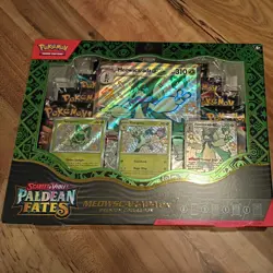 Pokemon paldean fates premium collection box Meowscarada Ex New Sealed TCG - Image 1