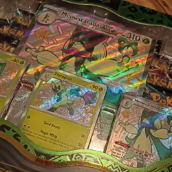 Pokemon paldean fates premium collection box Meowscarada Ex New Sealed TCG - Image 2