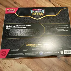 Pokemon paldean fates premium collection box Meowscarada Ex New Sealed TCG - Image 4