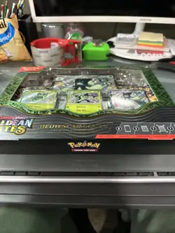 Pokemon paldean fates premium collection box Meowscarada Ex New Sealed - Image 3
