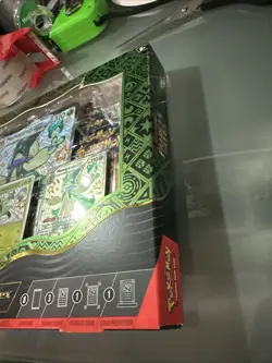 Pokemon paldean fates premium collection box Meowscarada Ex New Sealed - Image 4