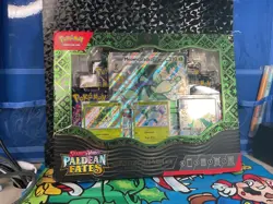 Pokemon Scarlet & Violet Paldean Fates Ex Premium Collection Meowscarada Box - Image 1