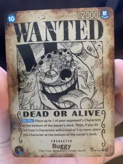 Buggy OP09-051 Wanted Poster SP (English) One Piece Card Game - Image 4