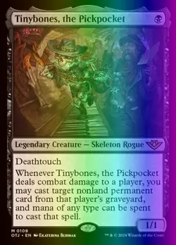 MTG Tinybones, the Pickpocket (109/441) Outlaws of Thunder Junction NM FOIL - Image 1