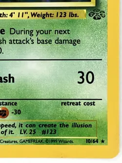 Scyther LP 10/64 Unlimited Jungle Pokemon TCG Holo - Image 5