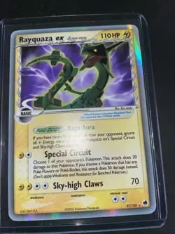 Pokemon TCG Holo Ultra Rare Rayquaza EX 97/101 Delta Species - Image 2