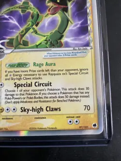 Pokemon TCG Holo Ultra Rare Rayquaza EX 97/101 Delta Species - Image 5
