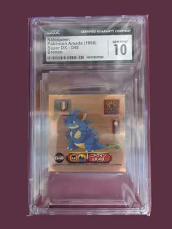 Pokemon Amada Nidoqueen Super DX D48 Bronze CGC 10 Graded Sticker Card - Image 1
