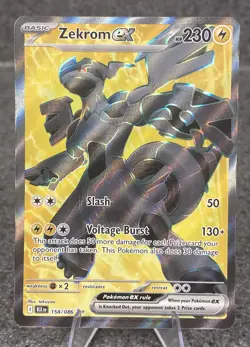 Zekrom EX (158/086) - SV: Black Bolt - Ultra Rare Holo - 2025 Pokemon Card - NM - Image 1