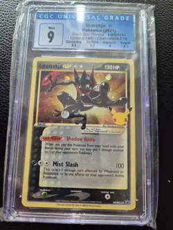 CGC 9 GRENINJA GOLD STAR SWSH144 CELEBRATIONS BLACK STAR PROMO POKEMON - Image 1