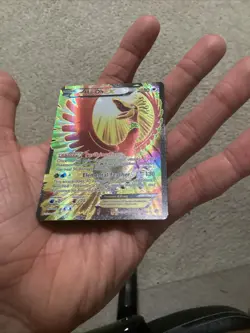 Pokemon Card Full Art HO-OH ex 121/122 2016 Pokemon XY Breakpoint - LP - Image 5