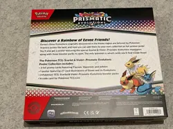 Pokemon TCG S&V Prismatic Evolutions Poster Collection Box New & Sealed FAST🚚✅ - Image 2