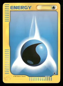 Water Energy - 165/165 - Expedition - Pokemon Card - MP - Image 1