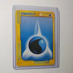 Pokemon Card Water Energy 165/165 Expedition Base Set 2002 MP - Image 1