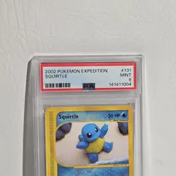 Pokemon TCG Squirtle Expedition Base Set 2002 Card #132/165 PSA 9 Graded Card - Image 2