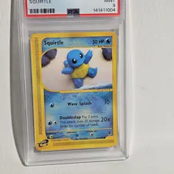 Pokemon TCG Squirtle Expedition Base Set 2002 Card #132/165 PSA 9 Graded Card - Image 3