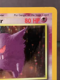Pokemon TCG Gengar 5/62 Holo Rare Fossil Set 1999 VTG WOTC LP/MP - Image 3
