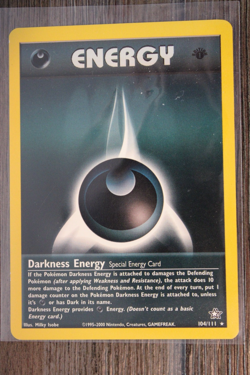 Pokemon TCG Dark Energy 1st edition 104/111 Neo Genesis Pokemon Card - Image 1