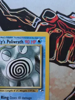 Pokemon TCG Misty's Poliwrath Gym Heroes 31/132 Non-Holo Unlimited NM Vintage - Image 4
