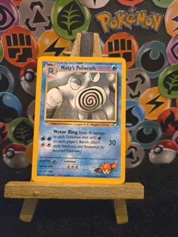 Pokemon TCG Misty's Poliwrath Gym Heroes 31/132 Non Holo Rare NM Condition - Image 1