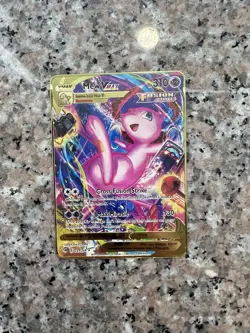 Pokemon TCG Mew VMAX Fusion Strike 269/264 - Gold Metal Card/collectable Display - Image 1