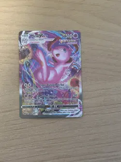 Pokemon TCG Mew VMAX Fusion Strike 269/264 Holo Secret Rare HP CREASED - Image 2